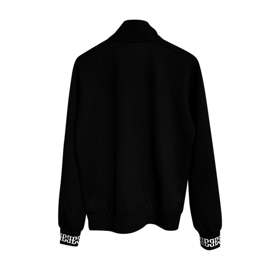 FBB LYNX Black and White Track Jacket - Stylish Running Jacket