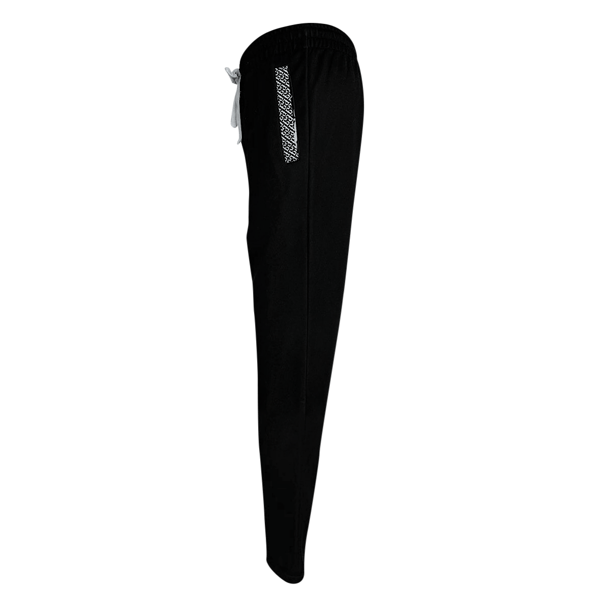 FBB LYNX Black and White Track Pants - Stylish Running Pants