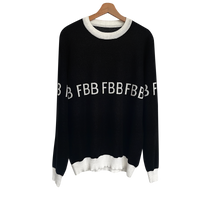 FBB Black & White Knitted Sweater