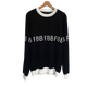 FBB Black & White Knitted Sweater