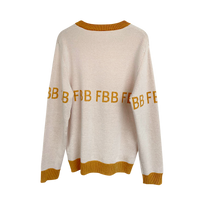 FBB Mustard & Ivory Knitted Sweater