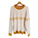 FBB Mustard & Ivory Knitted Sweater