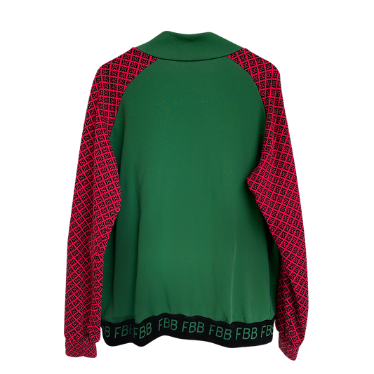 RGB Athletic Track Jacket – Raglan Sleeves, 100% Cotton, Streetwear Ready