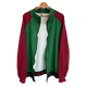 RGB Athletic Track Jacket – Raglan Sleeves, 100% Cotton, Streetwear Ready