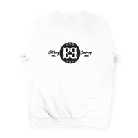MCMXCI White Raglan Sleeve Sweatshirt