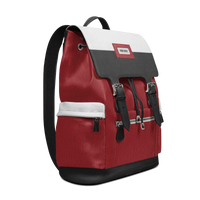 Angled view of WHITE APENN LUX limited edition rucksack