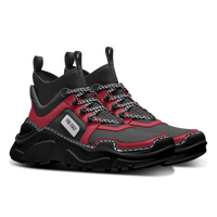 Angled view RED APENINNE - Limited Edition Handcrafted Italian Leather Shoes