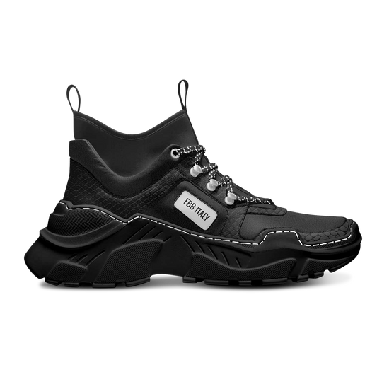BLACK APENINNE - Limited Edition Handcrafted Italian Leather Shoes