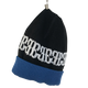 FBB Cotton Blend Jacquard Beanie – Unisex Black Knit Winter Hat made from Cotton and Polyester Blend