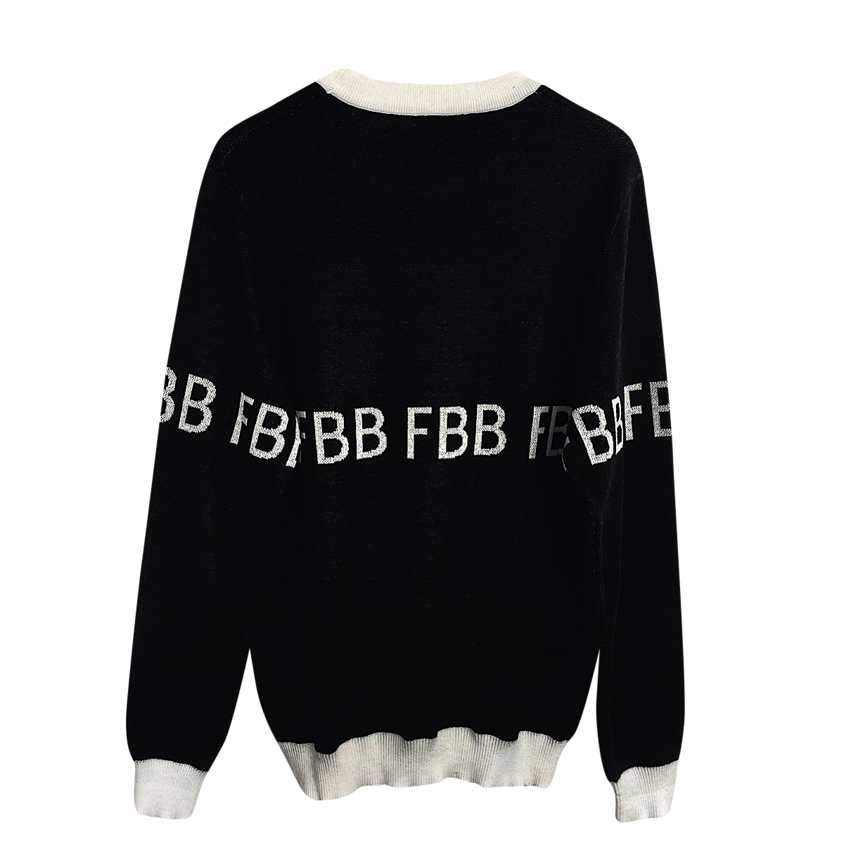 FBB Black & White Knitted Sweater