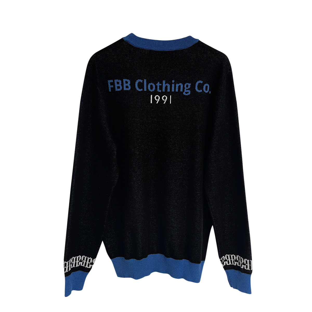 FBB Black & Blue Knitted Sweater