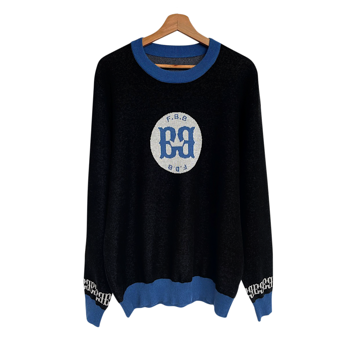 FBB Black & Blue Knitted Sweater