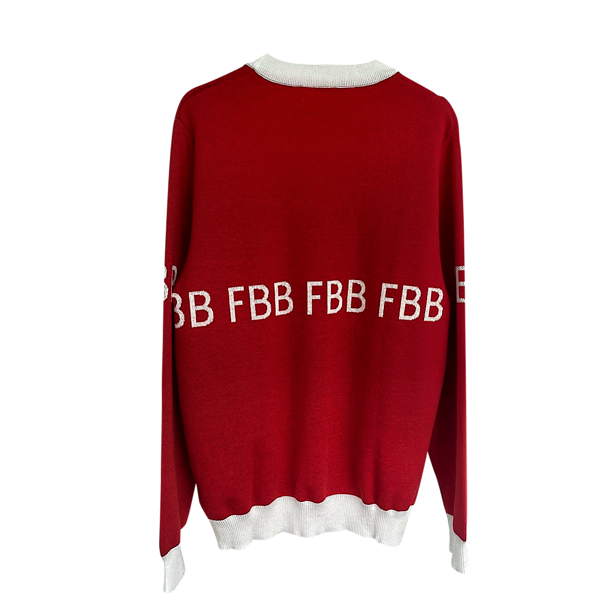 FBB Red & White Knitted Sweater