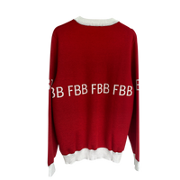 FBB Red & White Knitted Sweater