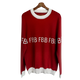 FBB Red & White Knitted Sweater