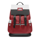 Front view of WHITE APENN LUX Italian leather rucksack
