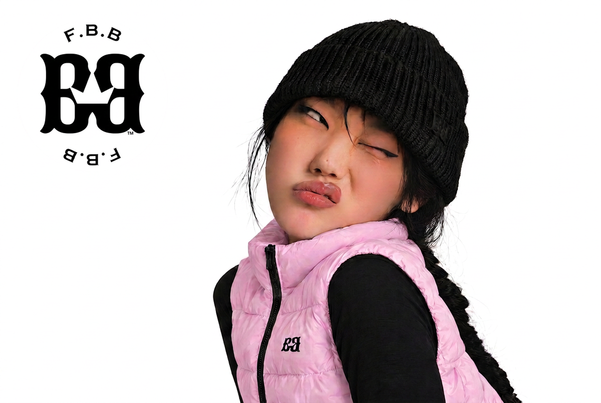 Accessories advertisement with the updated FBB logo
